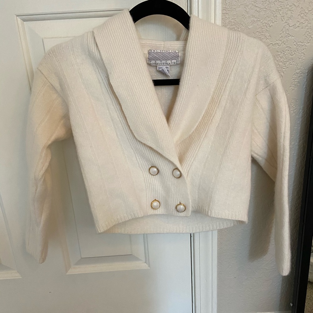 Vintage lambswool cardigan